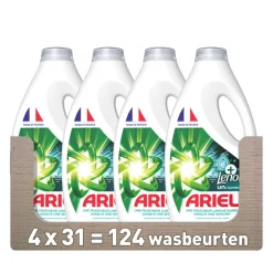 4x Ariel Vloeibaar Wasmiddel Color Lenor Unstoppables 31 Wasbeurten 1395 ml