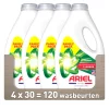 4x Ariel Vloeibaar Wasmiddel Original 30 Wasbeurten 1350 ml