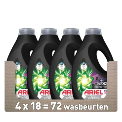4x Ariel Vloeibaar Wasmiddel +Revita Black 18 Wasbeurten 810 ml