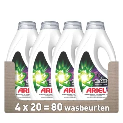 4x Ariel Vloeibaar Wasmiddel +Revita Black 20 Wasbeurten 900 ml