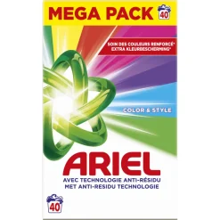 5x Ariel Waspoeder Color 40 Wasbeurten 2,2 kg