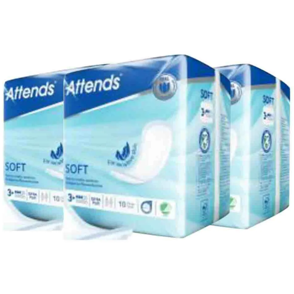 3x Attends Soft Extra Plus 3 10 stuks