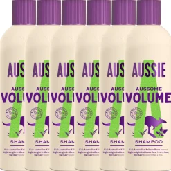 6x Aussie Aussome Volume Shampoo 300 ml