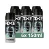 6x Axe Anti-Transpirant Spray Apollo 150 ml