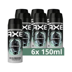 6x Axe Anti-Transpirant Spray Apollo 150 ml