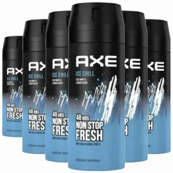 6x Axe Deodorant Bodyspray Ice Chill 150 ml