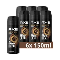 6x Axe Deodorant Bodyspray Dark Temptation 150 ml