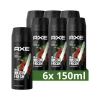 6x Axe Deodorant Bodyspray Africa 150 ml