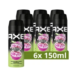 6x Axe Deodorant Bodyspray Epic Fresh 150 ml