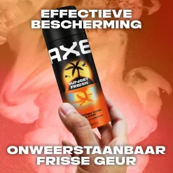 6x Axe Deodorant Bodyspray Sunset Fresh 150 ml
