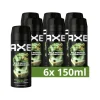 6x Axe Deodorant Bodyspray Green Mojito + Cedarwood 150 ml
