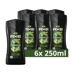 6x Axe 3-in-1 Douchegel Green Mojito & Cedarwood 250 ml