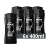 6x Axe 3-in-1 Douchegel XL Black 400 ml