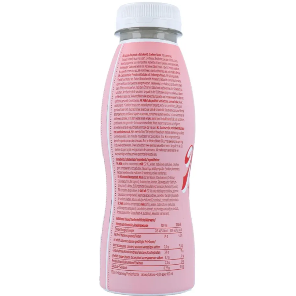 8x Barebells Milkshake Strawberry 330 ml