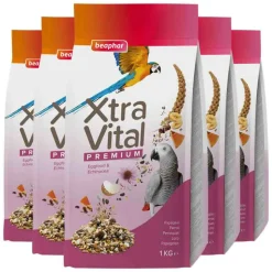 5x Beaphar XtraVital Papegaai 1 kg
