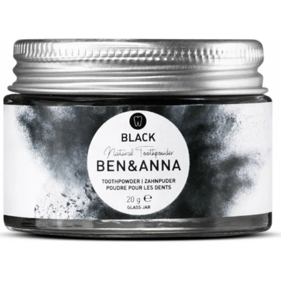 3x Ben & Anna Tandpoeder Zwart 20 gr