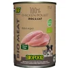 12x BF Petfood Biofood Organic Hond en Kat 100% Kip 400 gr