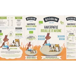 6x Biobim Papje 4+ mnd Haver 200 gr