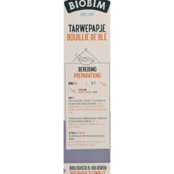 6x Biobim Papje 12+ mnd Tarwe 200 gr