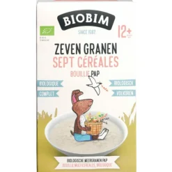 6x Biobim Papje 12+ mnd Zeven Granen 250 gr