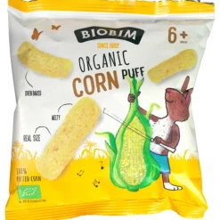 8x Biobim Puffs 6+ mnd Maïs 15 gr