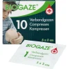 2x Biogaze Verbandgazen 5 x 5 cm 10 stuks
