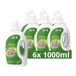 6x Biotex Vloeibaar Wasmiddel Handwas & Inweek 1 liter
