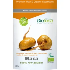 3x Biotona Maca Raw Powder Bio 200 gr