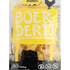 3x Boerderij Chips Zeezout Ribbel 190 gr