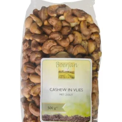 3x Boerjan Cashewnoten Gezouten 500 gr