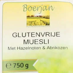 3x Boerjan Glutenvrij Muesli 750 gr