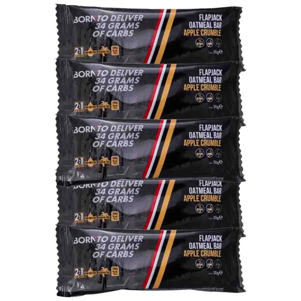 5x Born Reep Flapjack Oatmeal Apple Crumble 50 gr