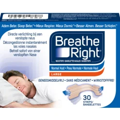 2x Breathe Right Neusstrips Normale Huid 30 stuks