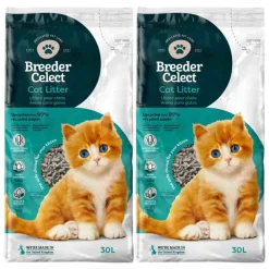 2x Breedercelect Kattenbakvulling 30 liter