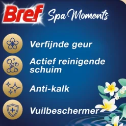 10x Bref Toiletblok Wellness Scents Calmness 2 stuks