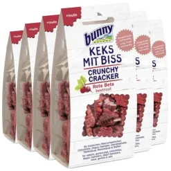 6x Bunny Nature Crunchy Cracker Rode Biet 50 gr