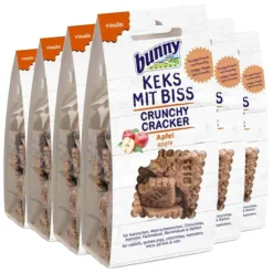 6x Bunny Nature Crunchy Cracker Appel 50 gr