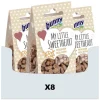 8x Bunny Nature My Little Sweetheart Meelworm 30 gr