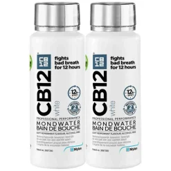 2x CB12 Mondwater White 250 ml