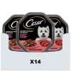 14x Cesar Cuisine in Saus Kuipje Kalf en Kalkoen 150 gr