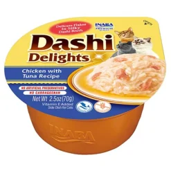 6x Ciao Dashi Delights Kattenvoer Nat Chicken & Tuna 70 gr