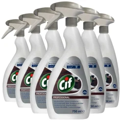 6x Cif Professional Meubelspray Pro Formula 750 ml