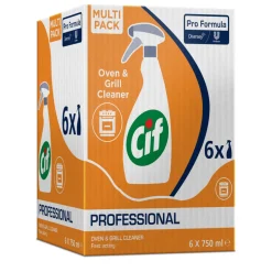 6x Cif Professional Oven -en Grillreiniger Pro Formula 750 ml