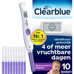 3x Clearblue Ovulatietest Digitaal Geavanceerd 10 stuks
