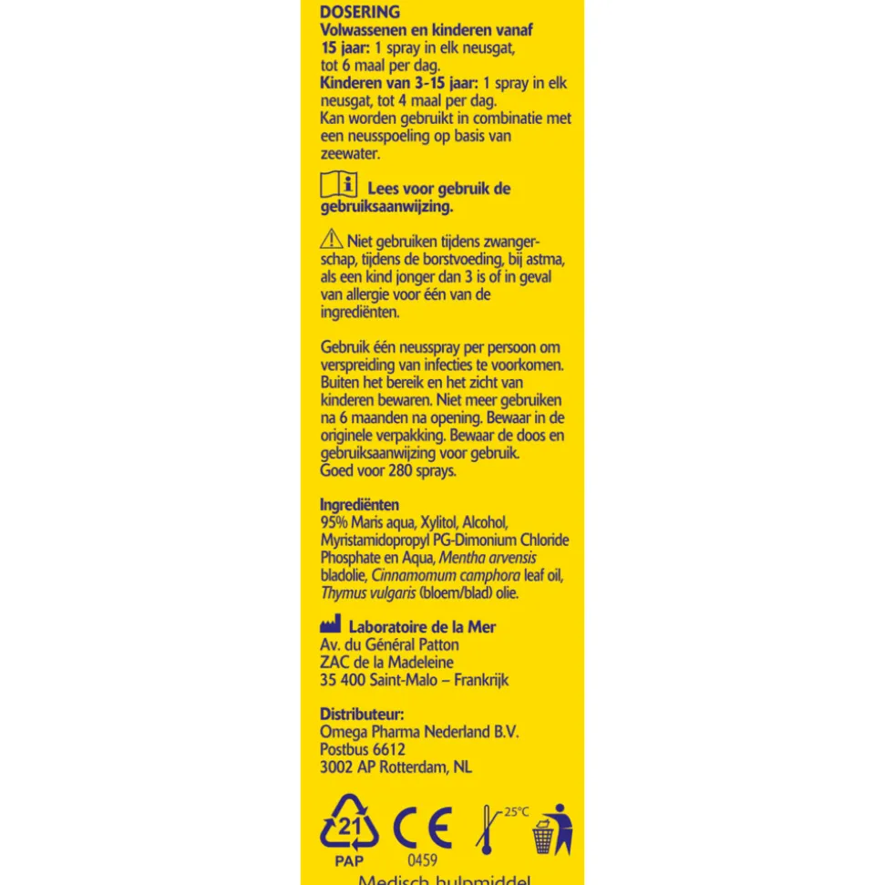 3x Coldrex Neusspray 4 in 1 20 ml