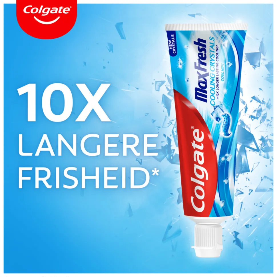 12x Colgate Tandpasta Max Fresh Cooling Crystals 75 ml