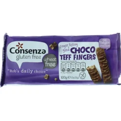 3x Consenza Choco Teff Fingers 100 gr