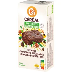 4x Céréal Brownies Chocolade en Hazelnoot 150 gr