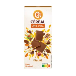 3x Céréal Chocoladetablet Praline 100 gr