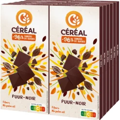 12x Céréal Chocotablet Puur 80 gr
